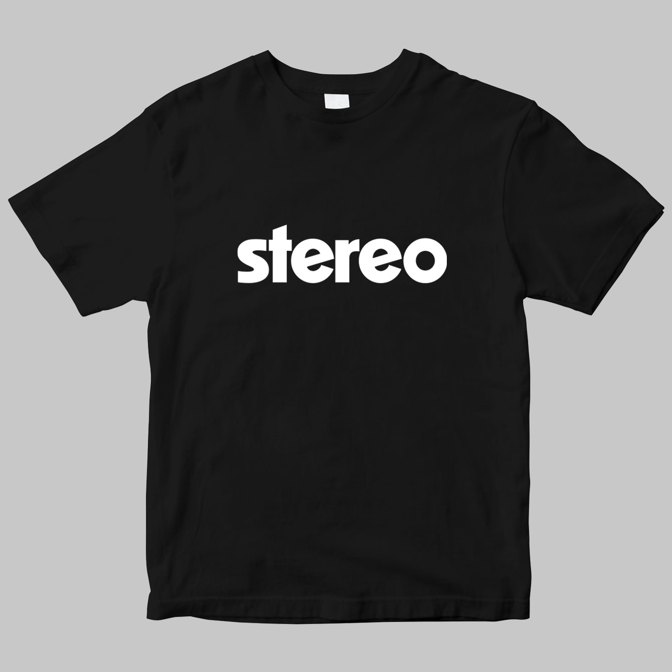 月刊「stereo」のロゴTシャツ