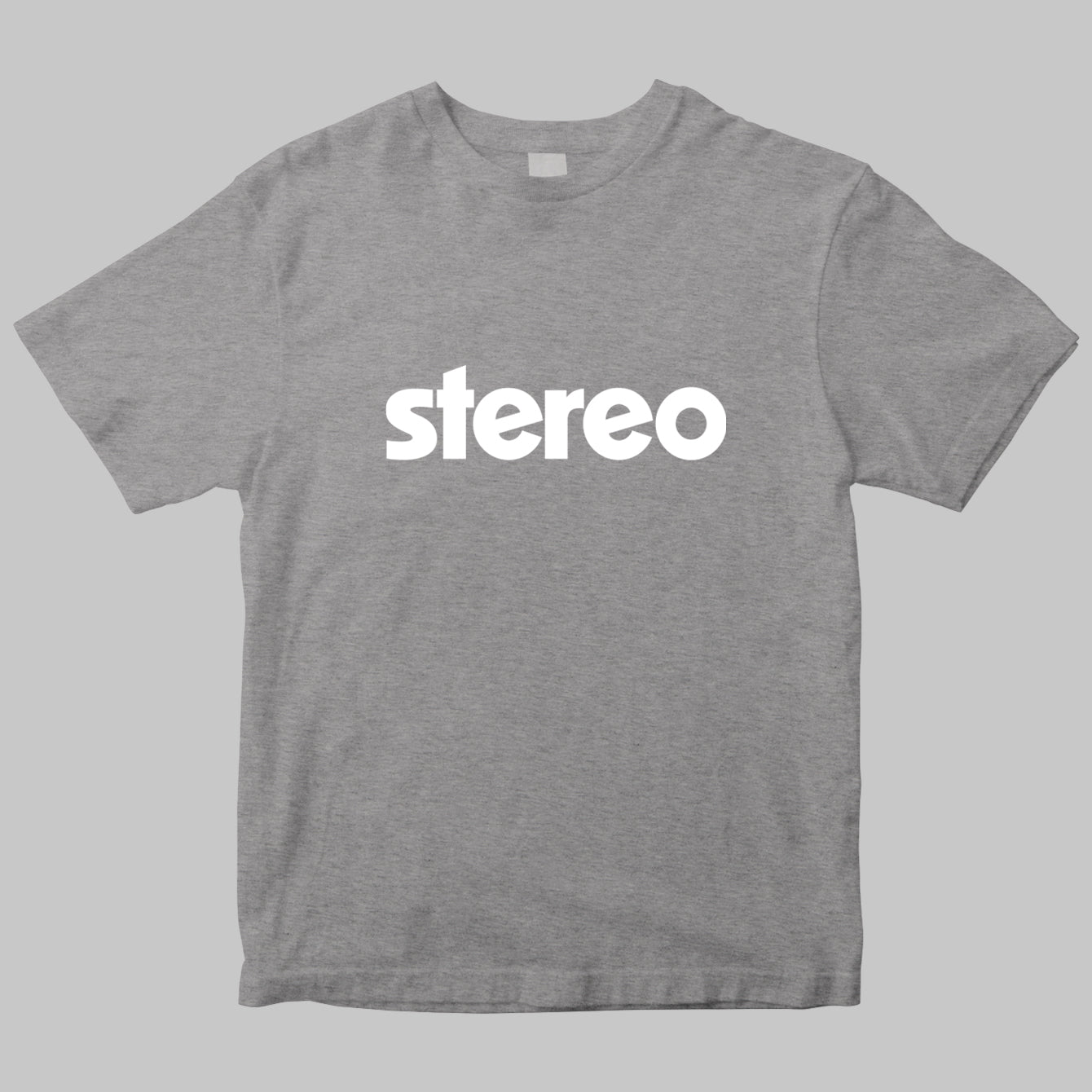 月刊「stereo」のロゴTシャツ