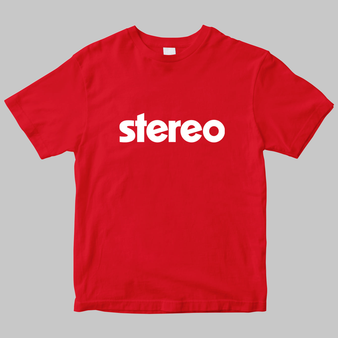 月刊「stereo」のロゴTシャツ