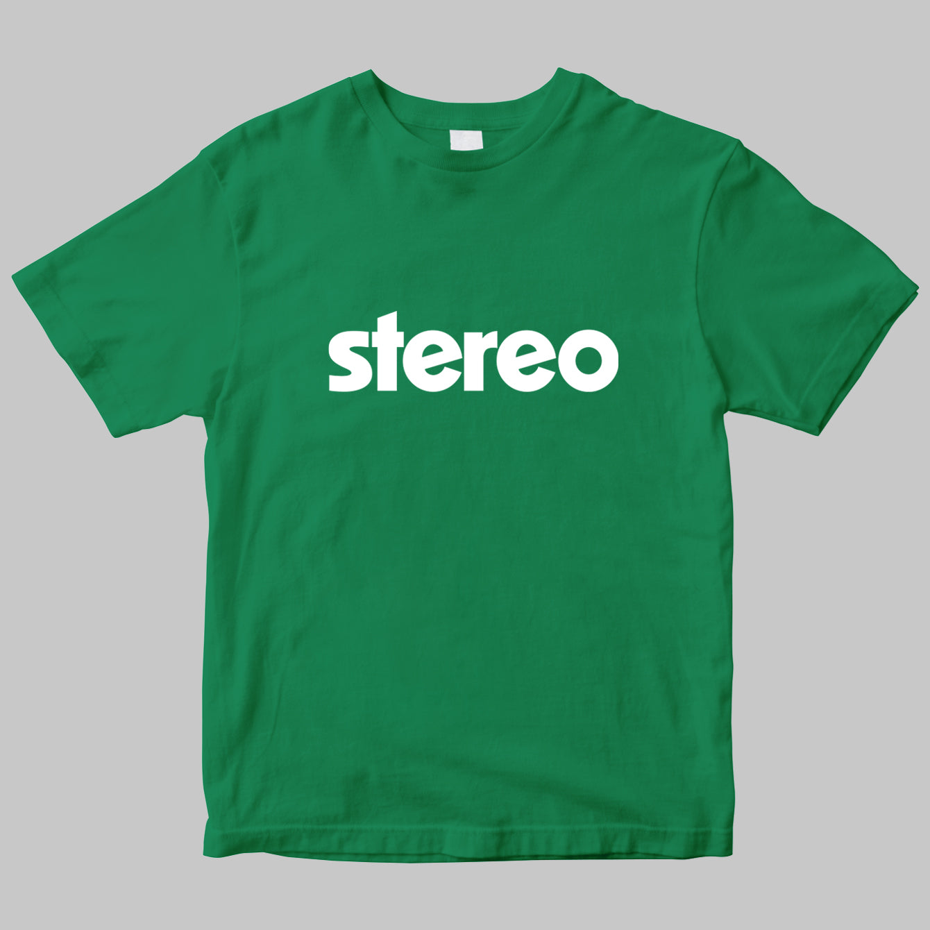 月刊「stereo」のロゴTシャツ