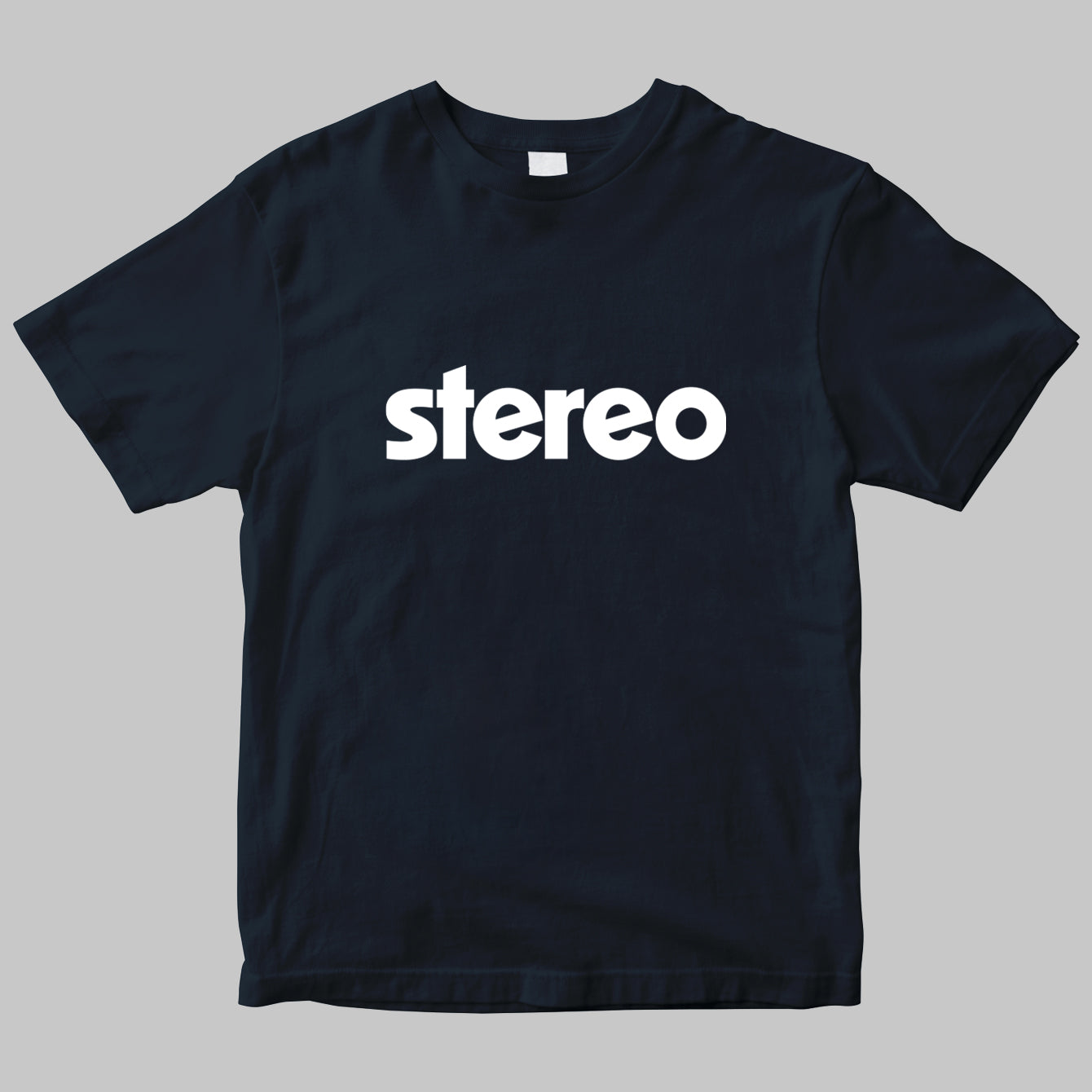 月刊「stereo」のロゴTシャツ