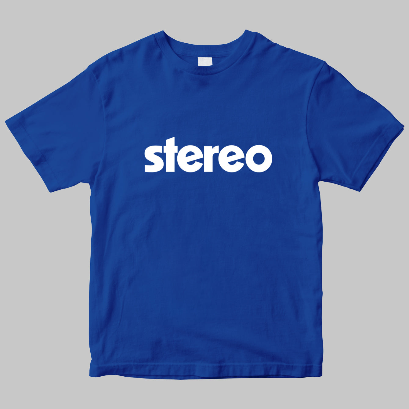 月刊「stereo」のロゴTシャツ