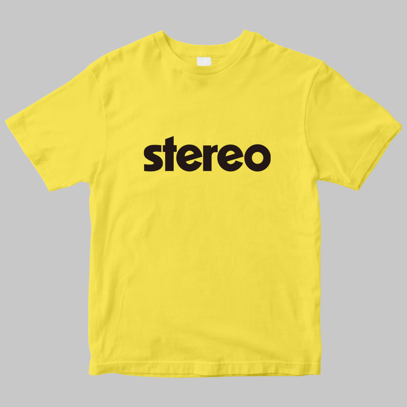 月刊「stereo」のロゴTシャツ