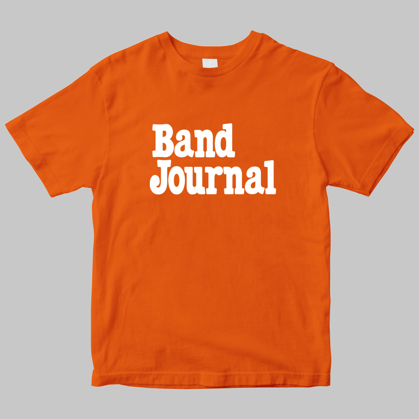 「Band Journal（バンドジャーナル）」のロゴTシャツ