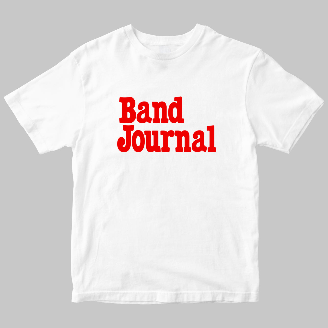 「Band Journal（バンドジャーナル）」のロゴTシャツ