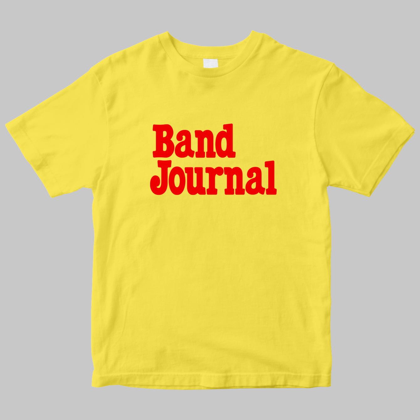 「Band Journal（バンドジャーナル）」のロゴTシャツ