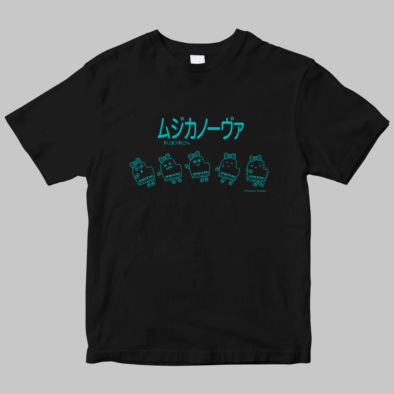 「ムジカノーヴァ（MUSICA NOVA）」のロゴＴシャツ（イラストA）