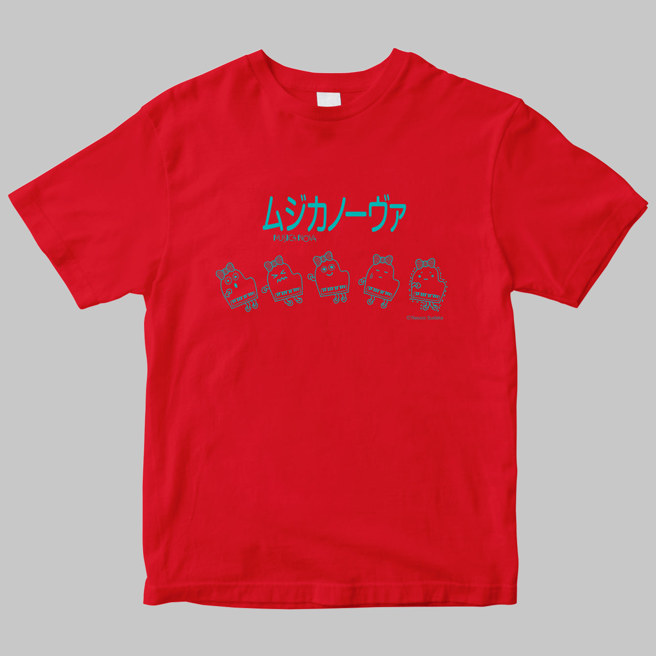 「ムジカノーヴァ（MUSICA NOVA）」のロゴＴシャツ（イラストA）