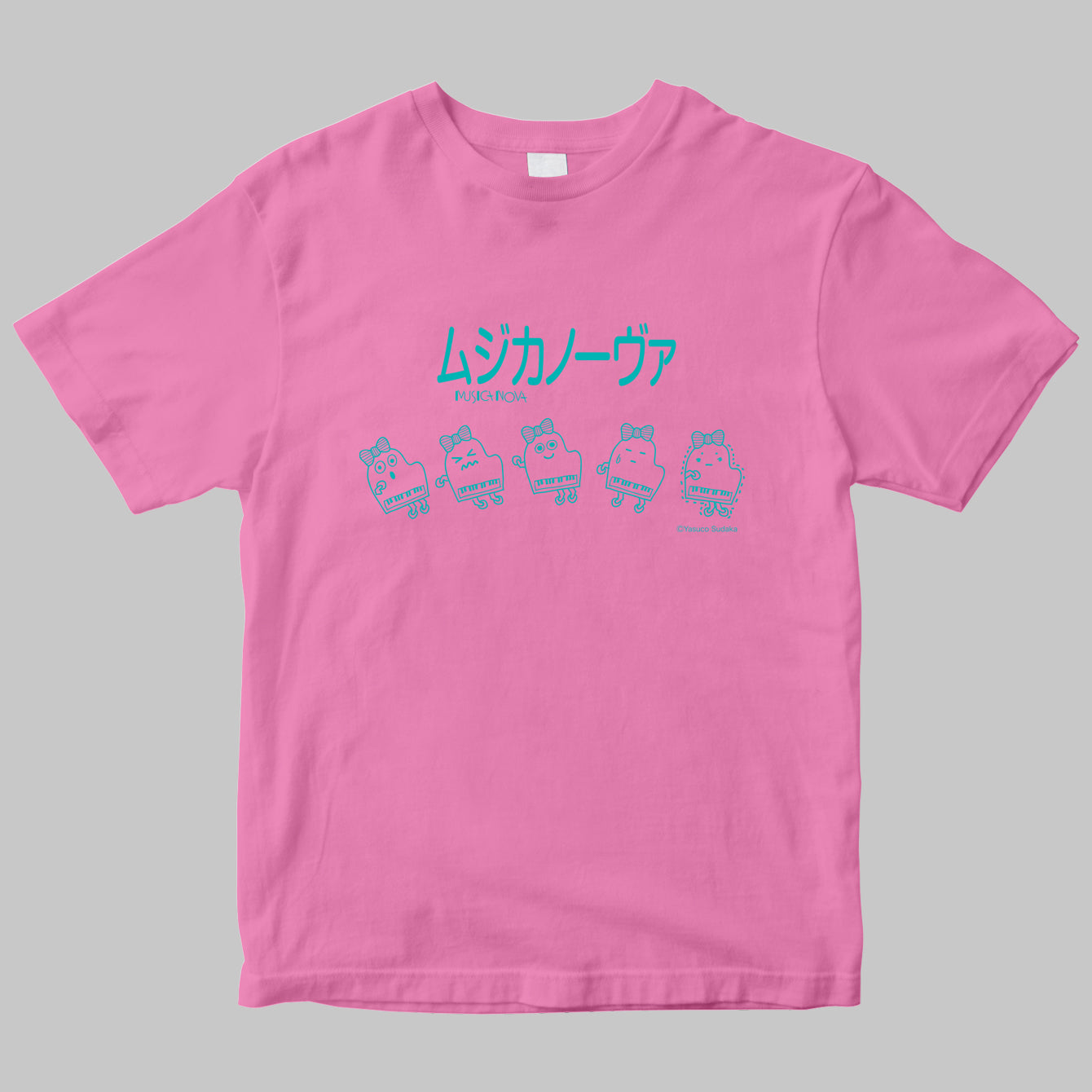 「ムジカノーヴァ（MUSICA NOVA）」のロゴＴシャツ（イラストA）