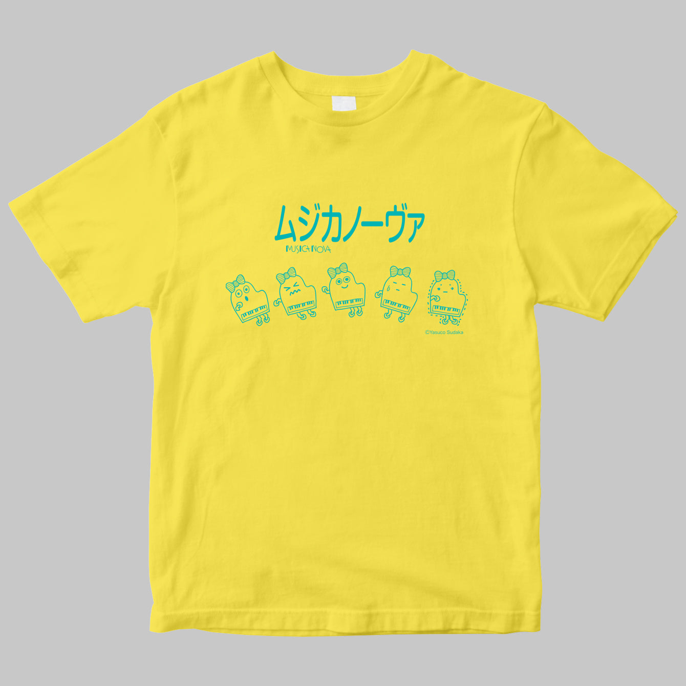 「ムジカノーヴァ（MUSICA NOVA）」のロゴＴシャツ（イラストA）