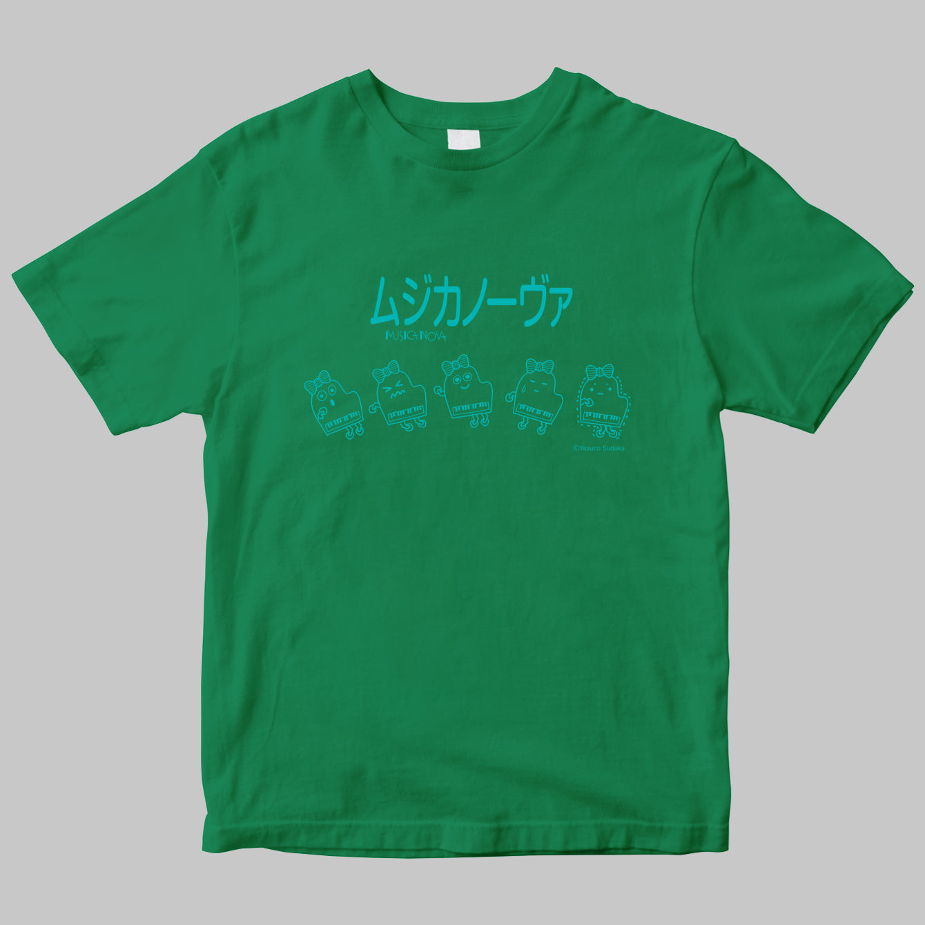 「ムジカノーヴァ（MUSICA NOVA）」のロゴＴシャツ（イラストA）