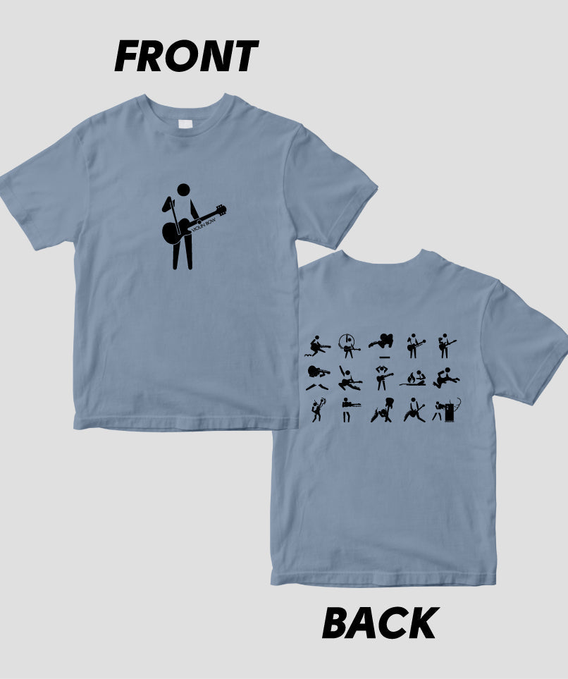 【キッズ・両面パターン】ピクトグラムで愛でるギター・パフォーマンスの世界 / VIOLIN BOW