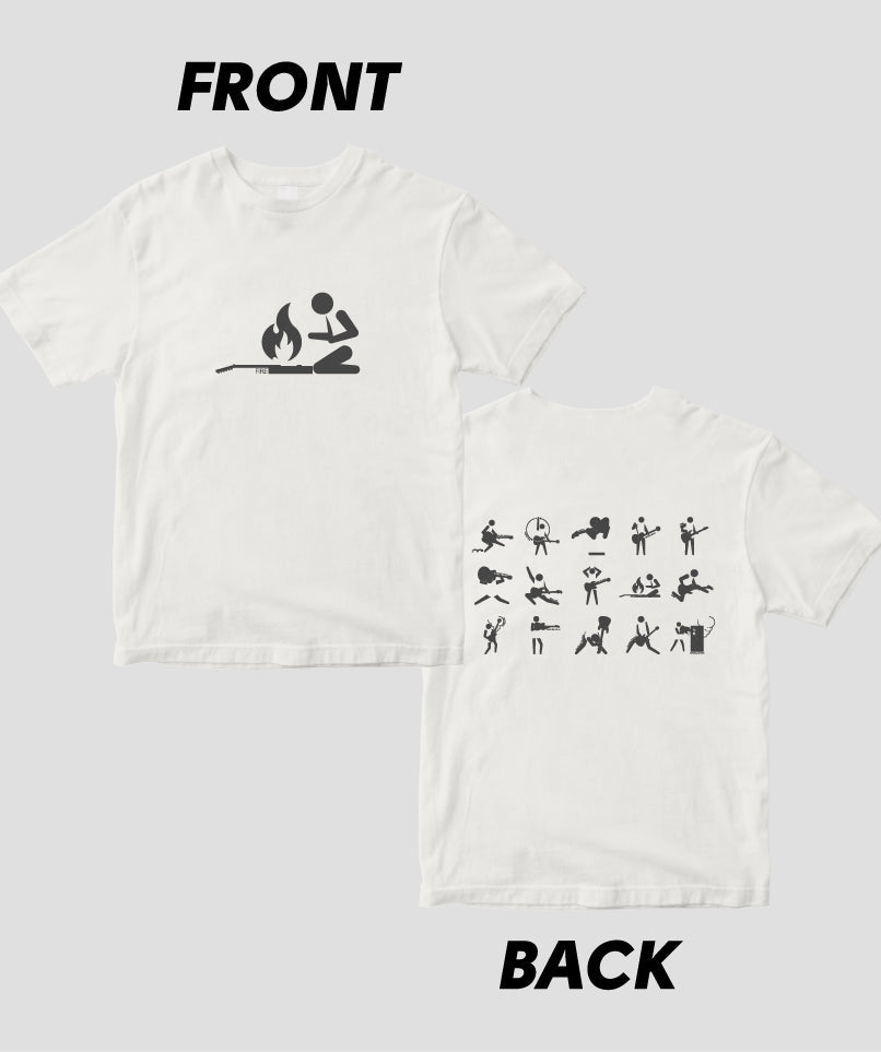 【キッズ・両面パターン】ピクトグラムで愛でるギター・パフォーマンスの世界 / FIRE