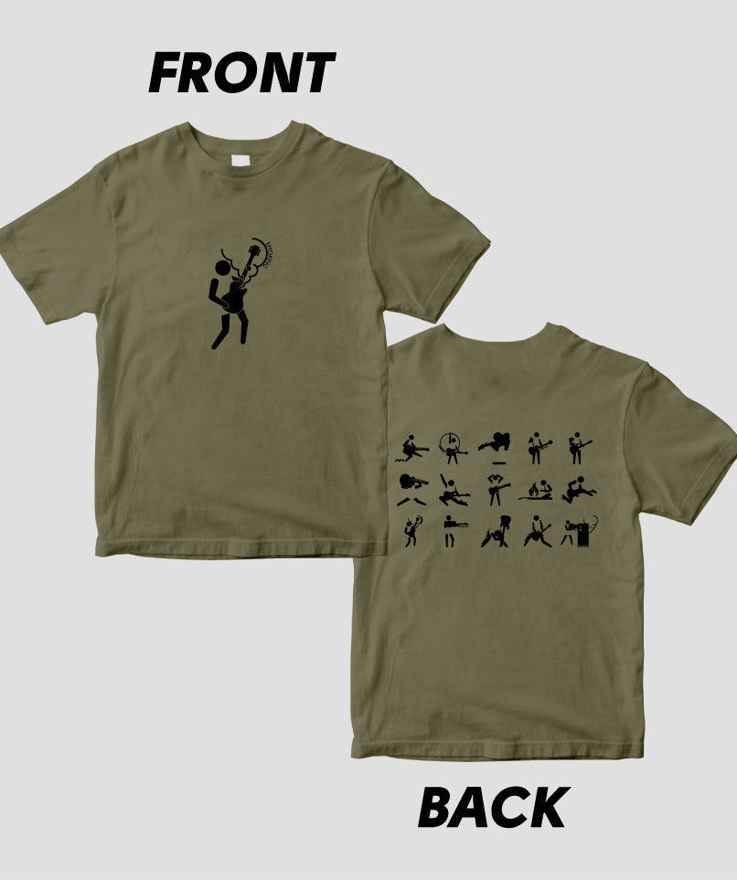 【両面パターン】ピクトグラムで愛でるギター・パフォーマンスの世界 / SMOKING