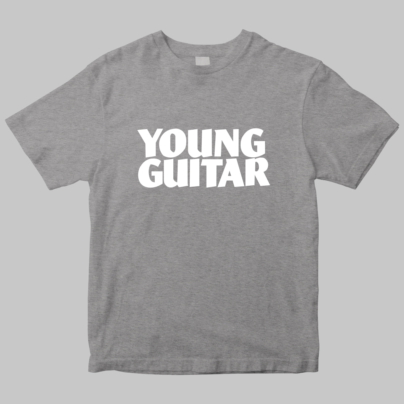 月刊「ヤング・ギター」のロゴTシャツ