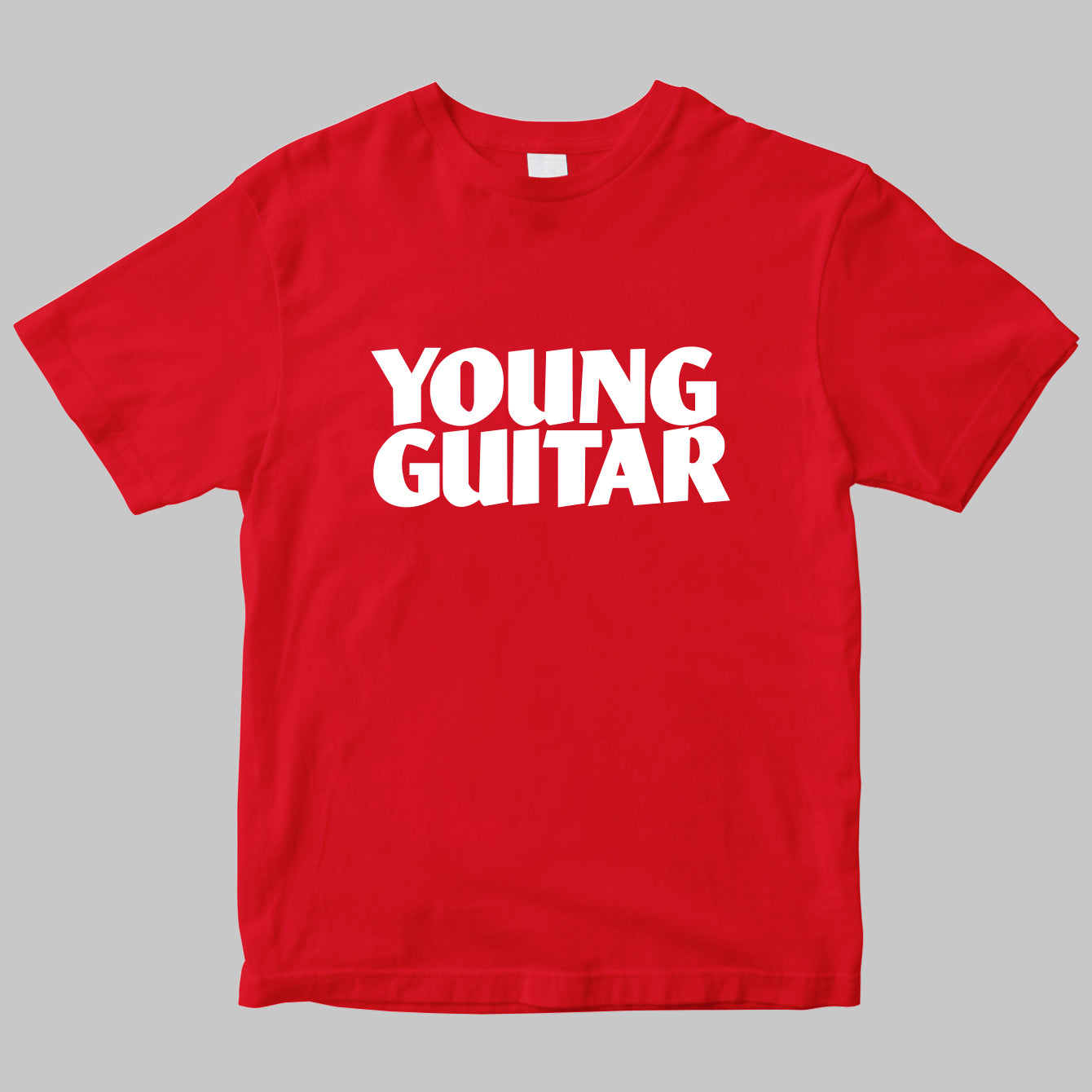 月刊「ヤング・ギター」のロゴTシャツ