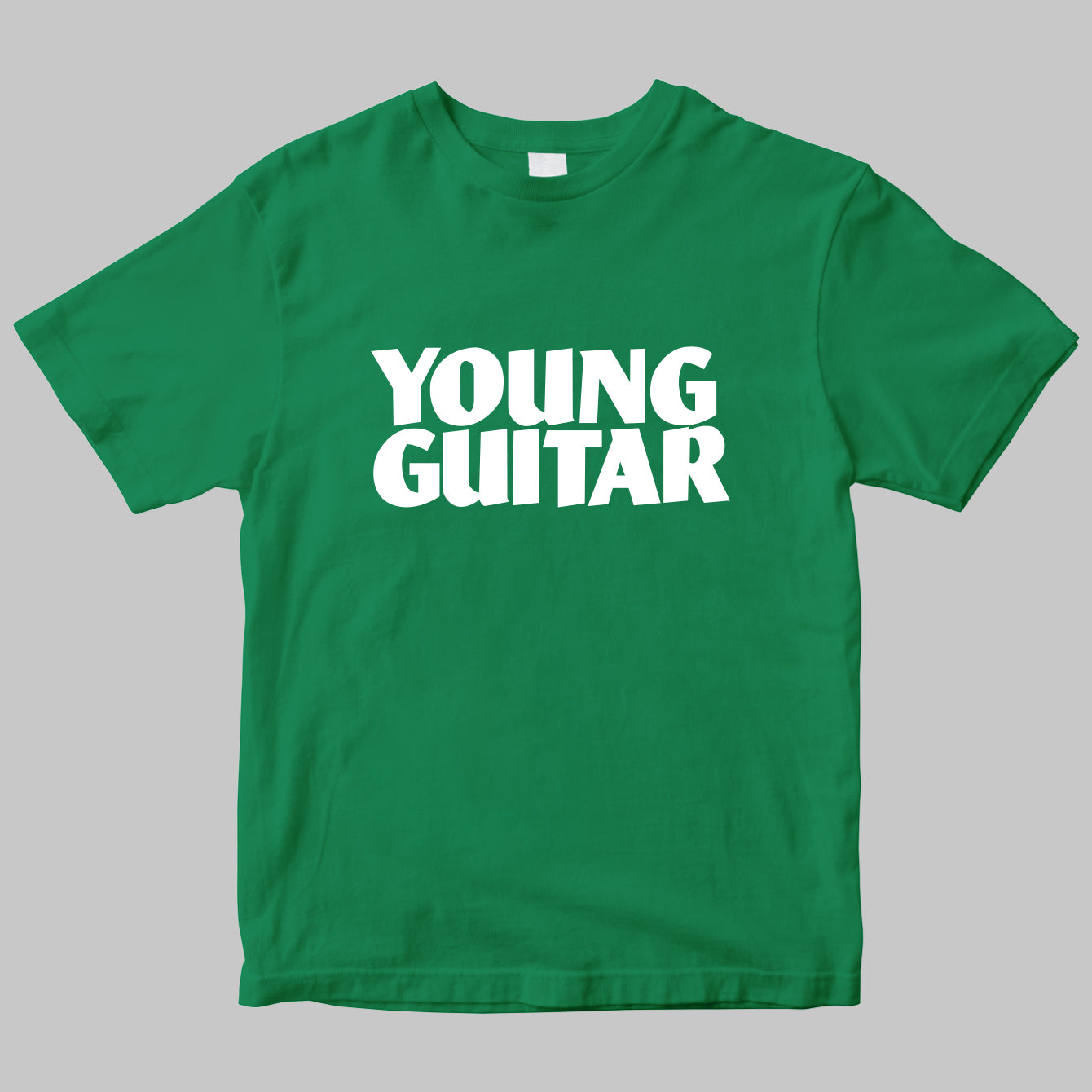 月刊「ヤング・ギター」のロゴTシャツ