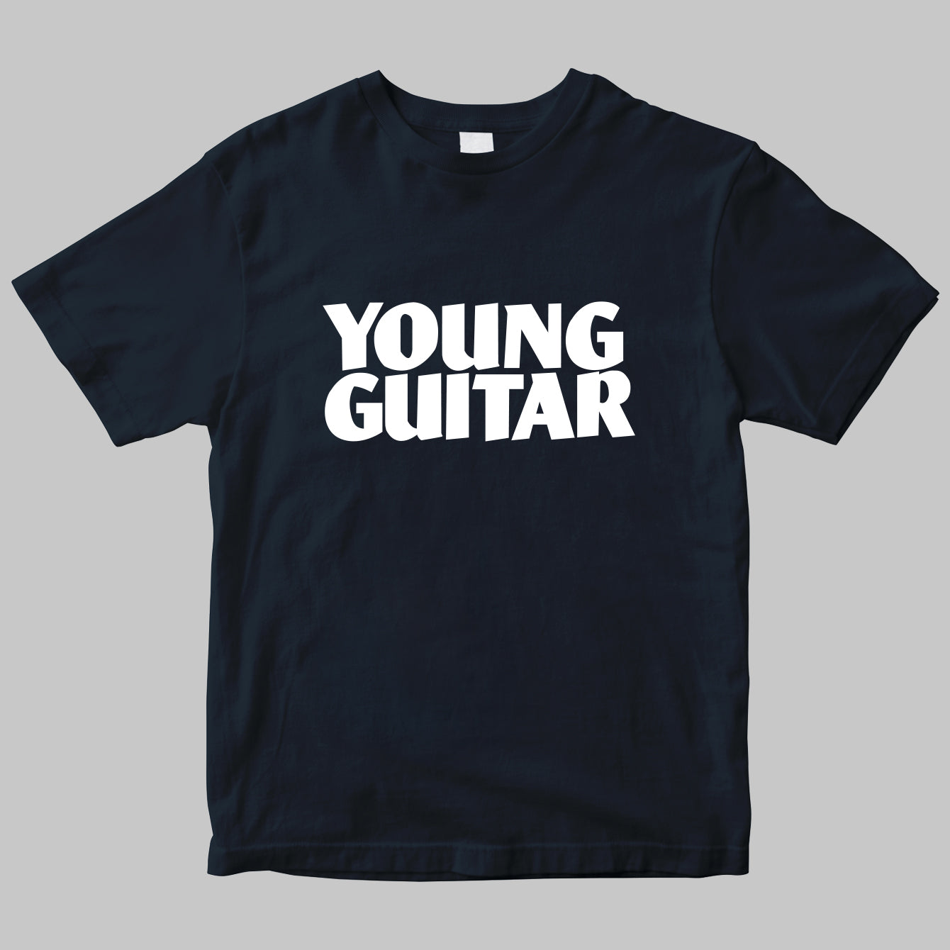 月刊「ヤング・ギター」のロゴTシャツ