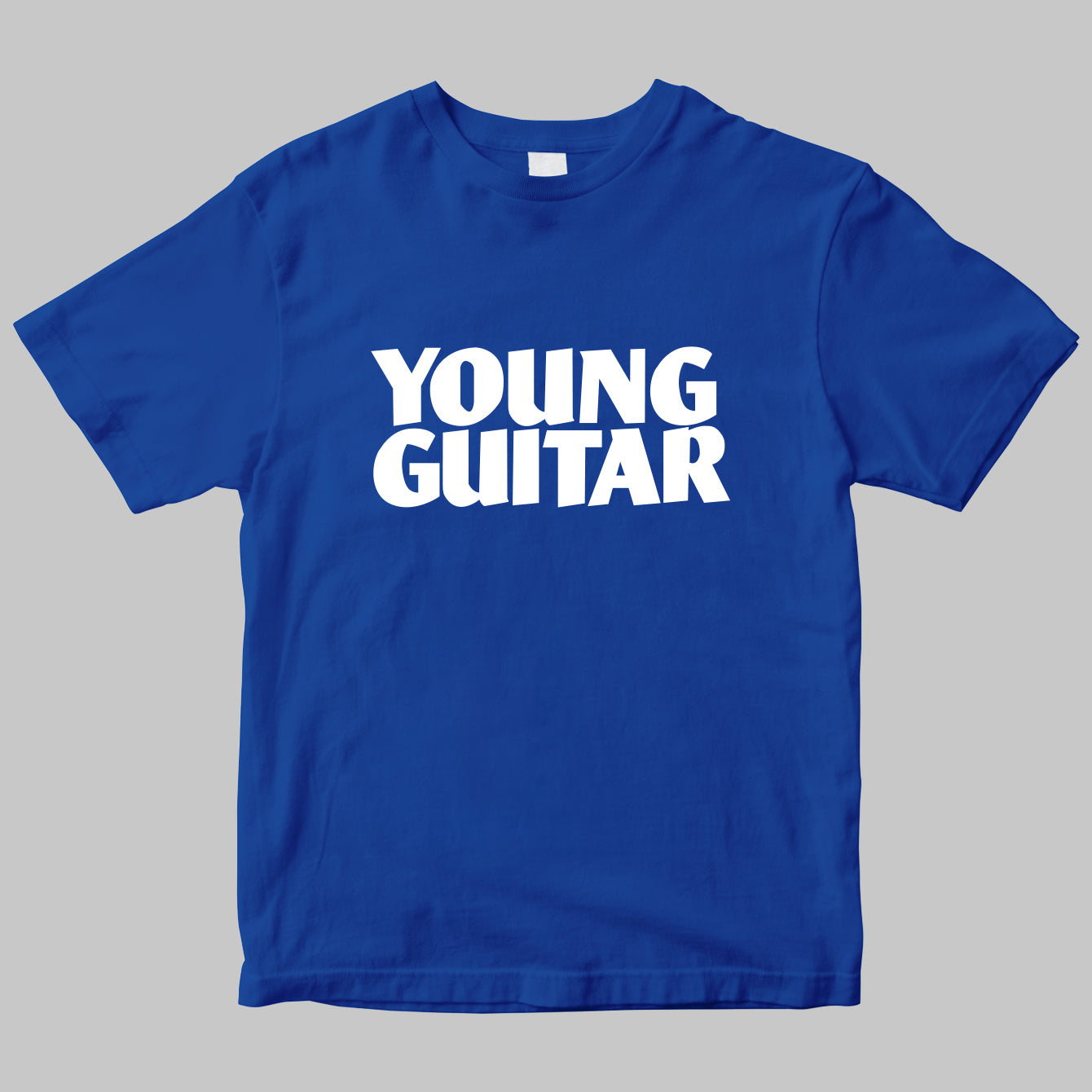 月刊「ヤング・ギター」のロゴTシャツ