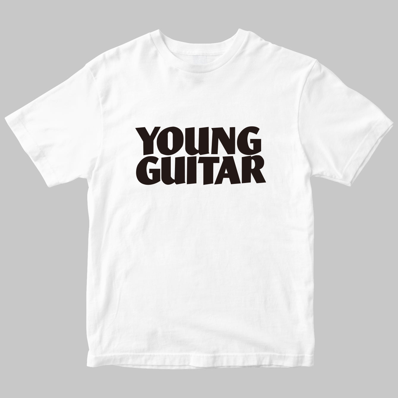月刊「ヤング・ギター」のロゴTシャツ