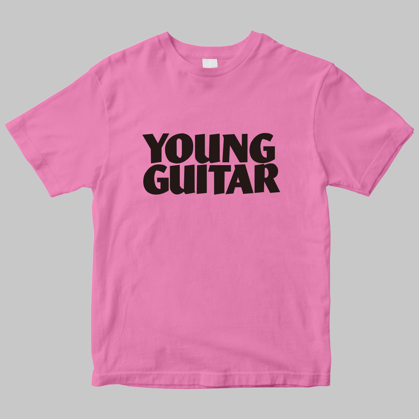 月刊「ヤング・ギター」のロゴTシャツ