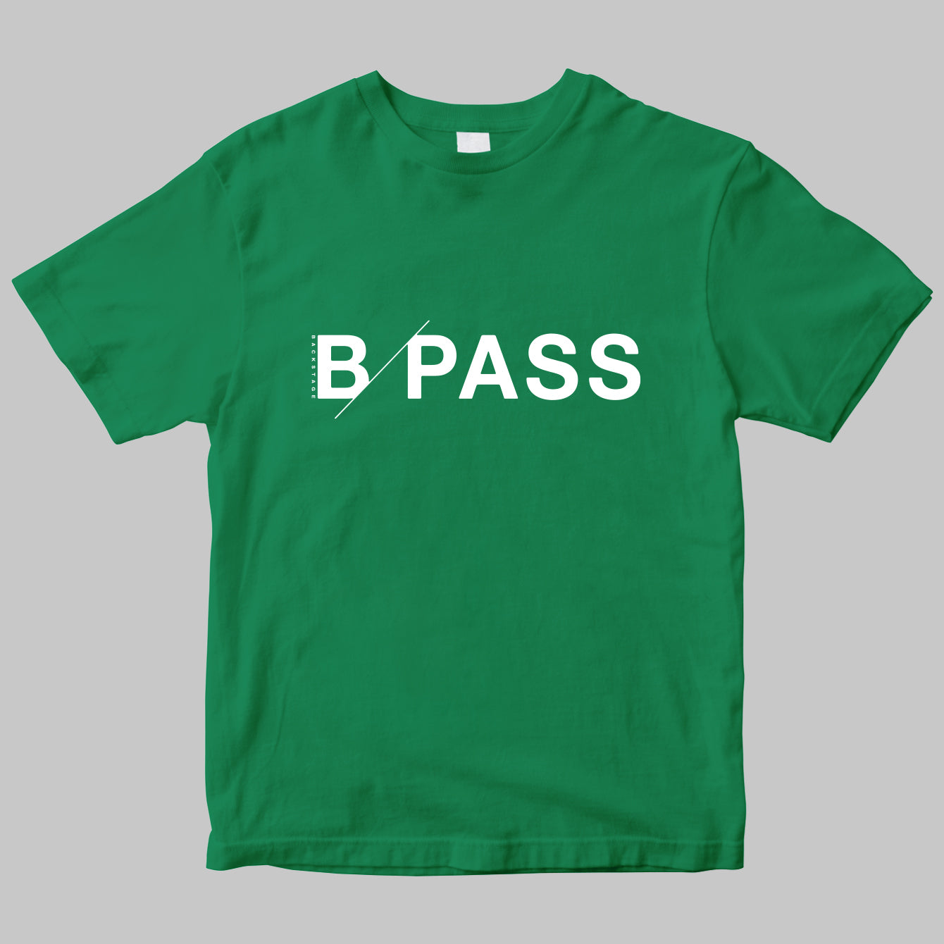 月刊「B-PASS」のロゴTシャツ