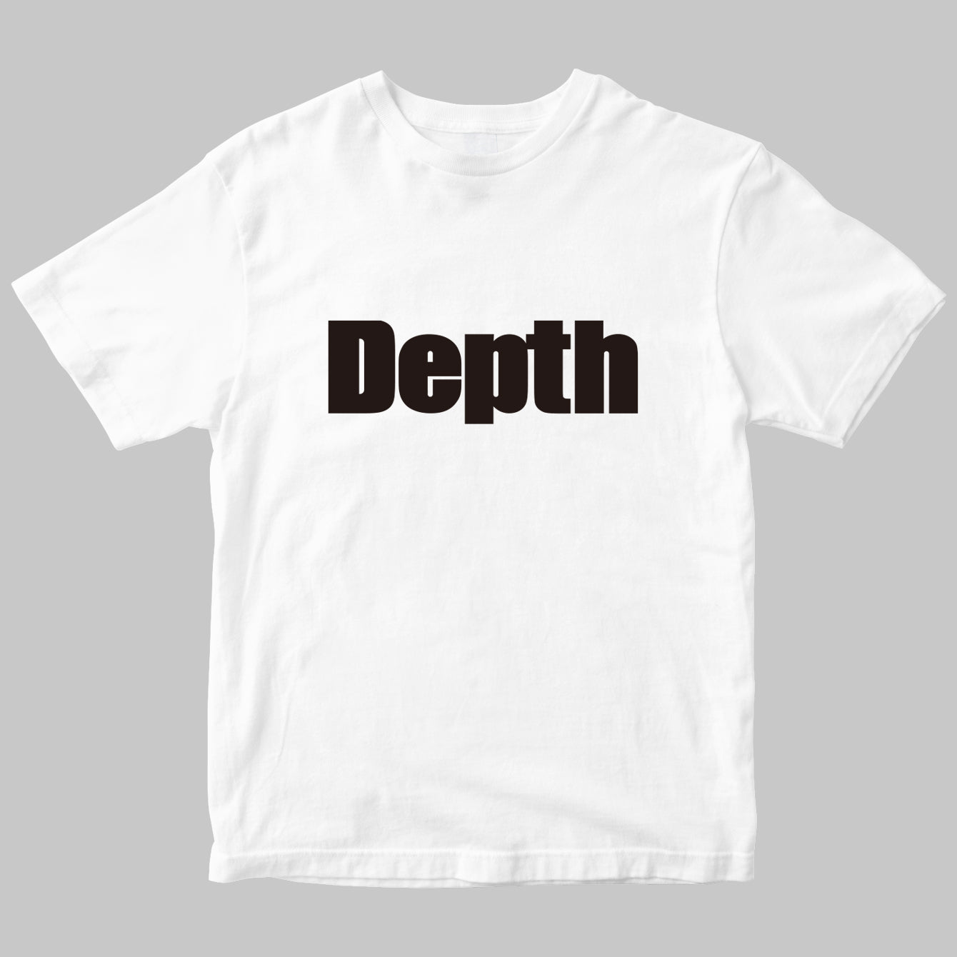 ムック「Depth」のロゴＴシャツ