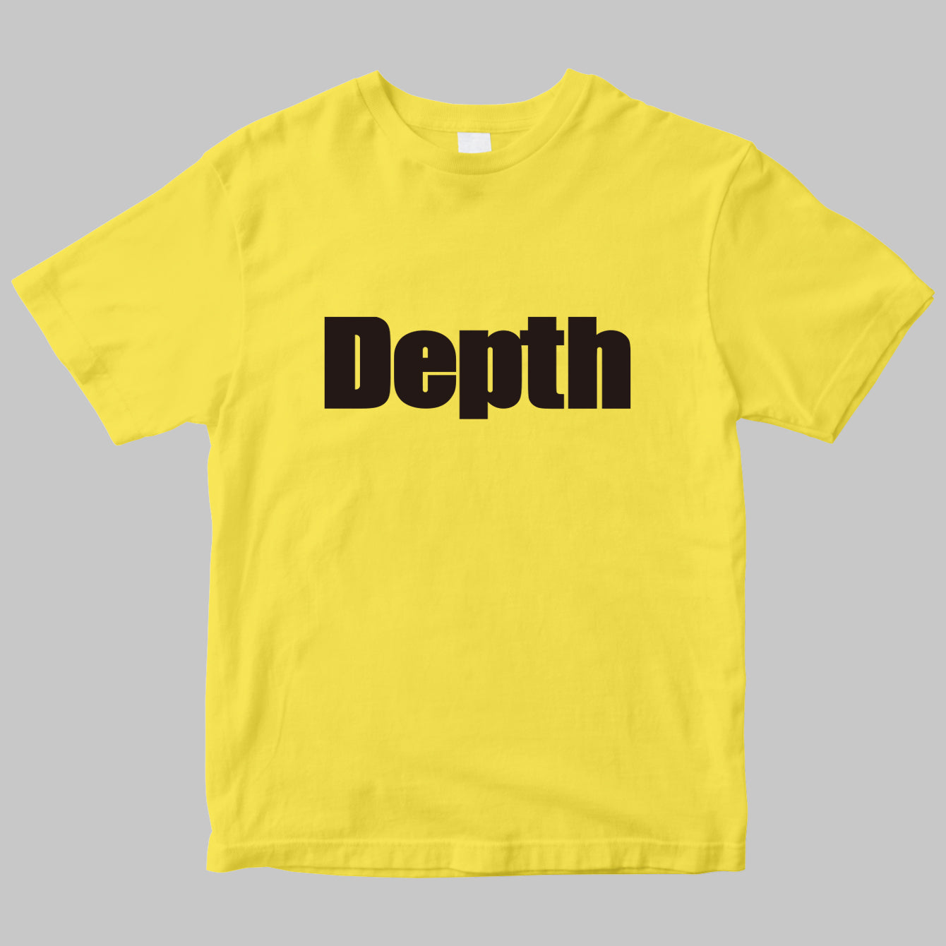 ムック「Depth」のロゴＴシャツ