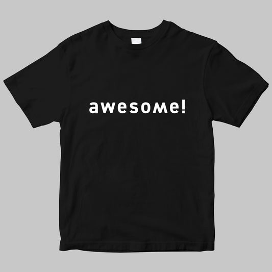 ムック「awesome!」のロゴTシャツ