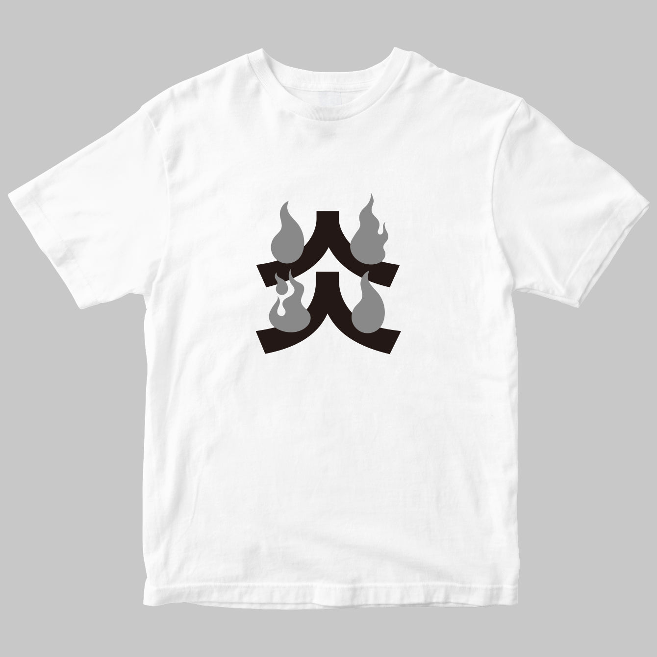 ムック「炎」のロゴTシャツ