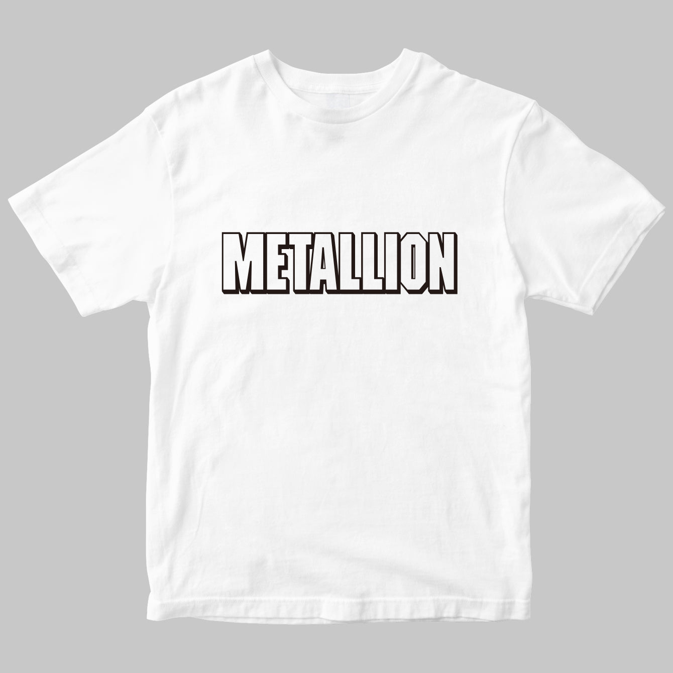 ムック「METALLION」のロゴTシャツ