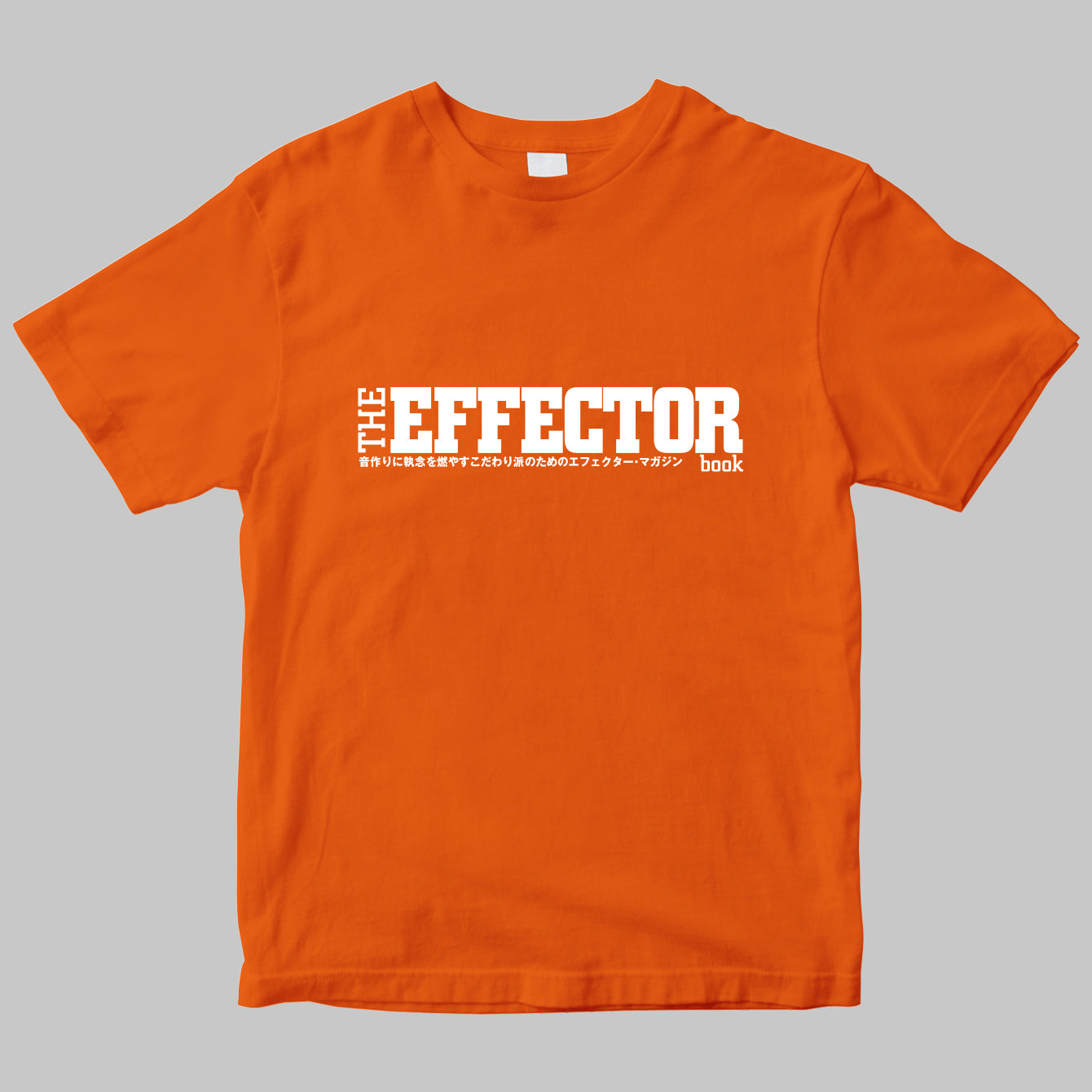 ムック「THE EFFECTOR BOOK」のロゴTシャツ