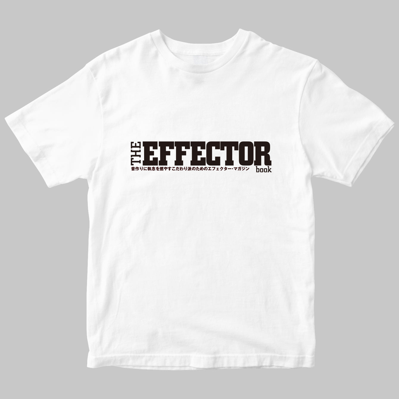 ムック「THE EFFECTOR BOOK」のロゴTシャツ