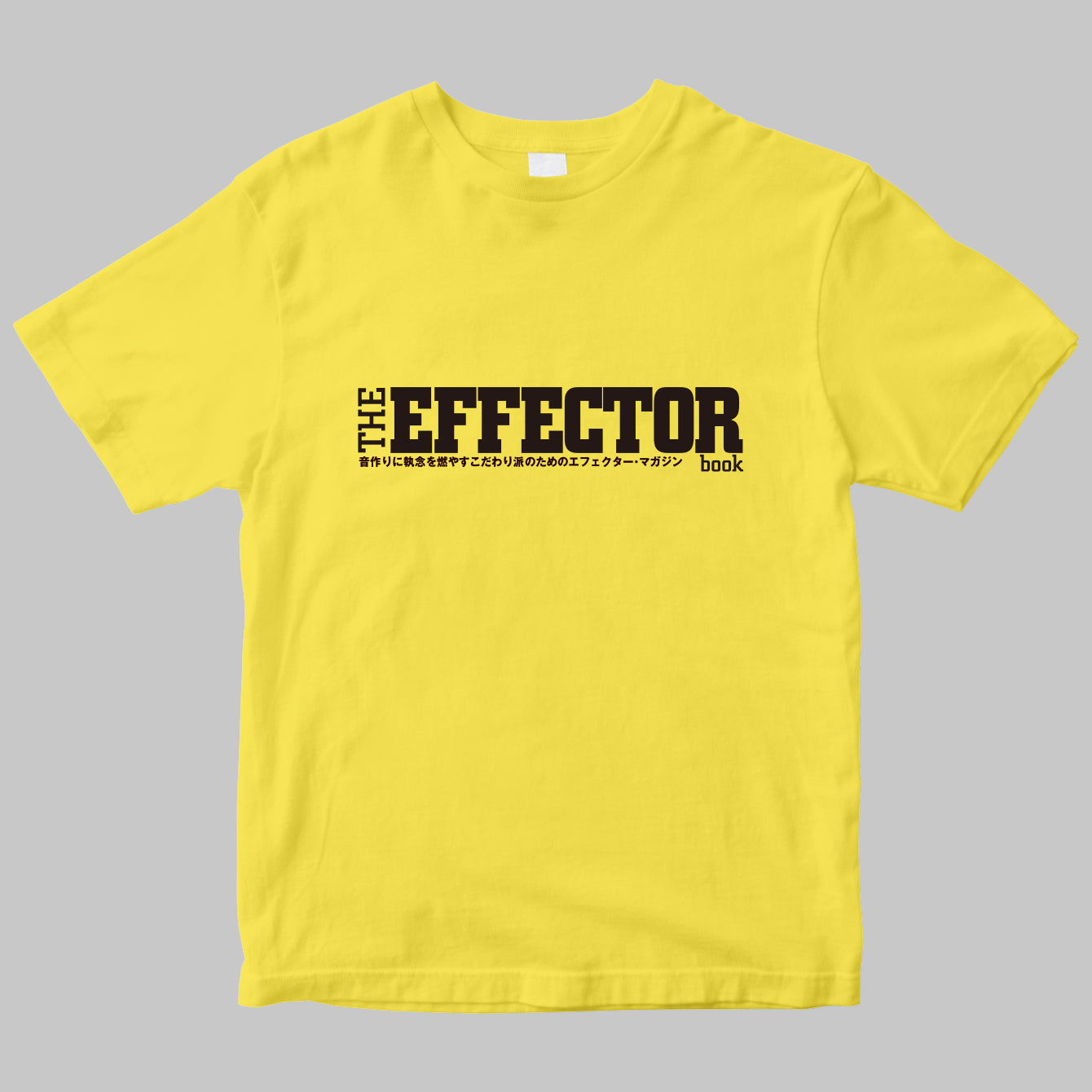 ムック「THE EFFECTOR BOOK」のロゴTシャツ
