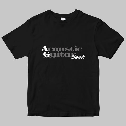 ムック「Acoustic Guitar Book」のロゴTシャツ