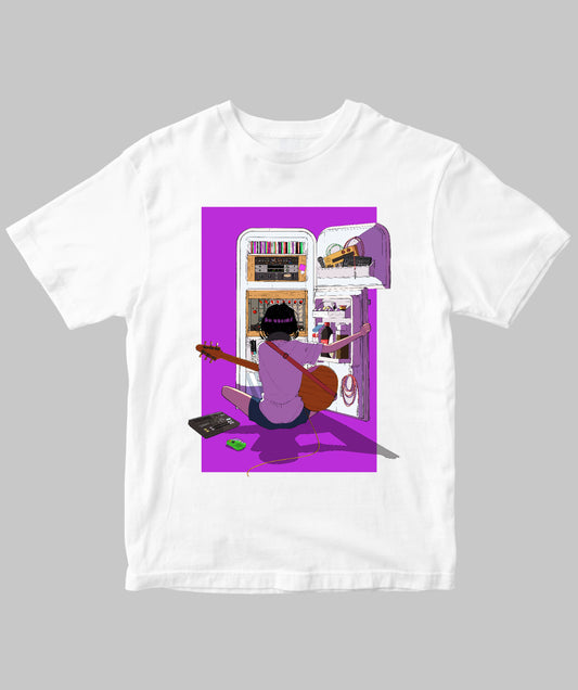 サンレコ×生活 コラボTシャツ(背景あり)