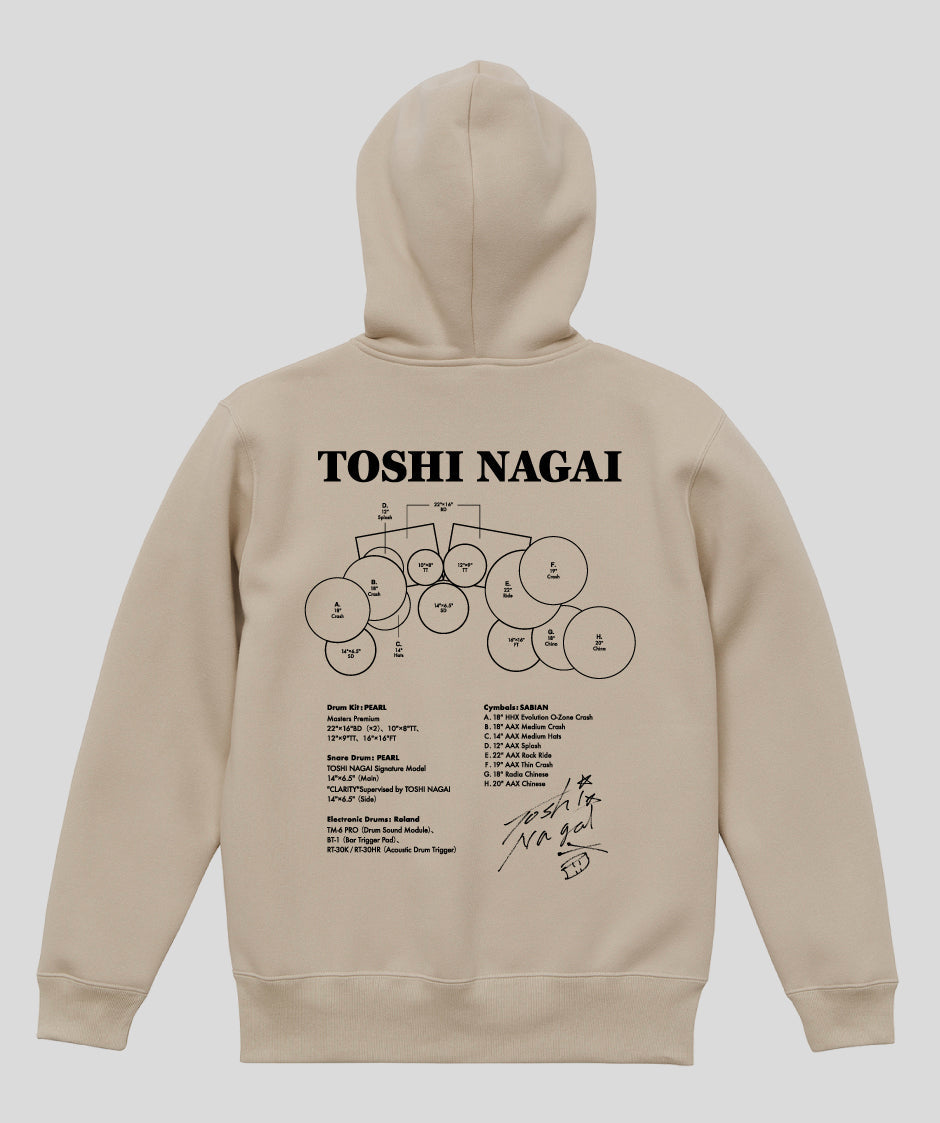 Drummer’s Set Up “Hoodie” Vol.20 TOSHI NAGAI