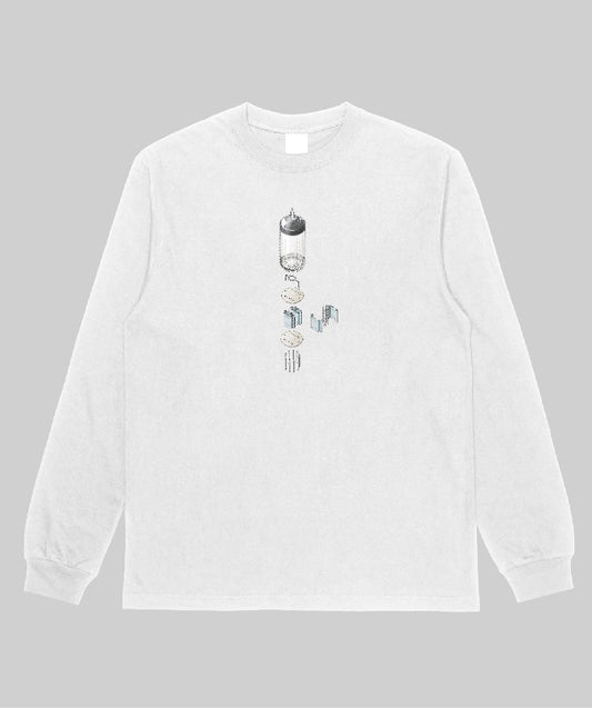 真空管の構造〜双三極管12AX7(中央配置)ロンT