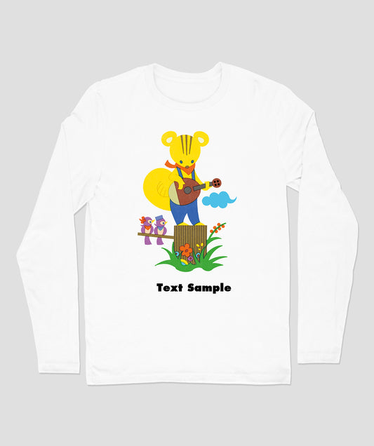 ■文字入れ可■ オリジナルカバーイラスト長袖Tシャツ Vol.31