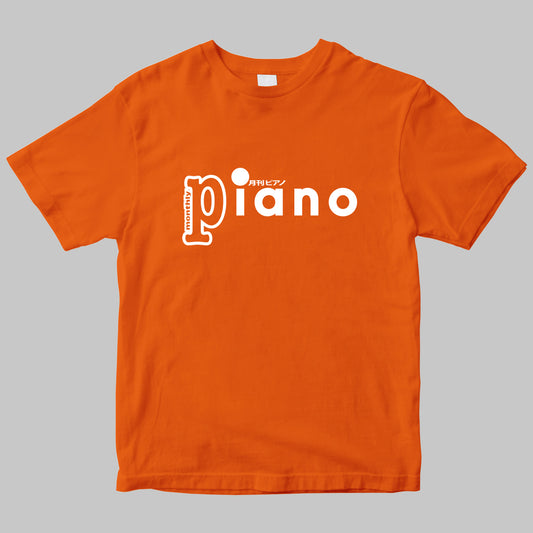 月刊「Piano」のロゴＴシャツ