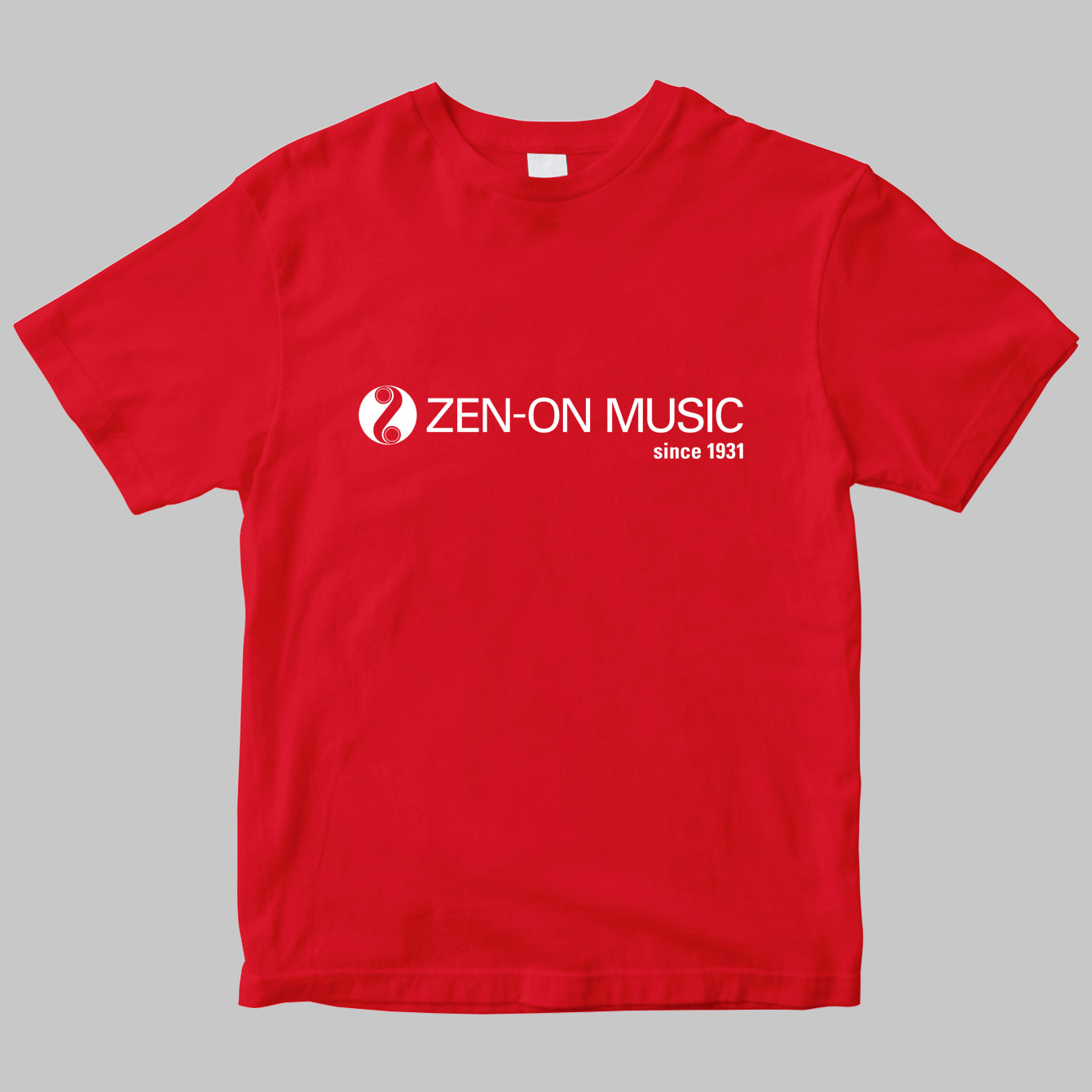 全音楽譜出版社のロゴTシャツ