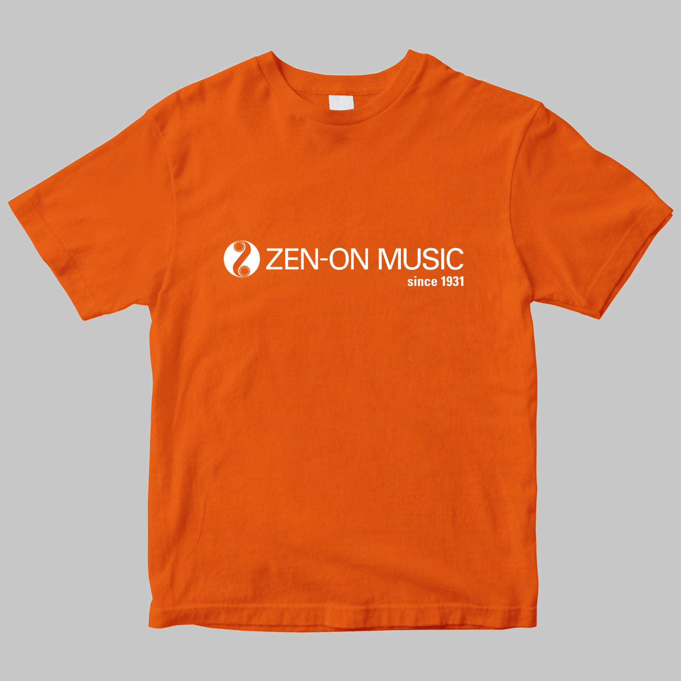全音楽譜出版社のロゴTシャツ