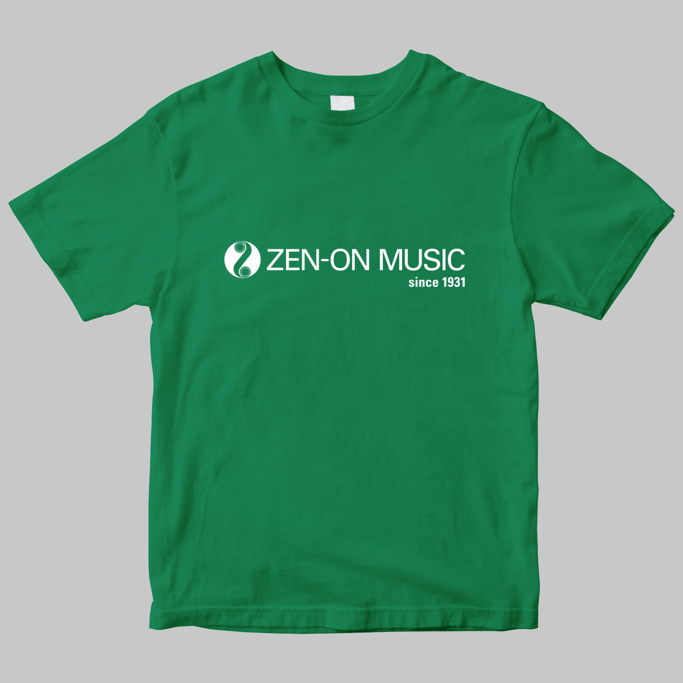 全音楽譜出版社のロゴTシャツ