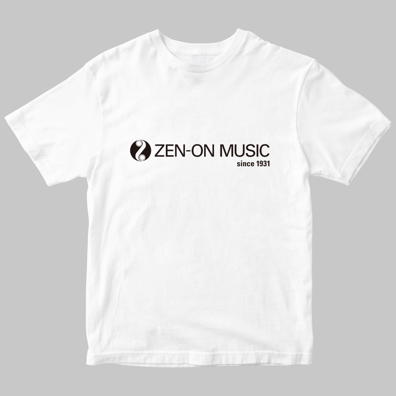 全音楽譜出版社のロゴTシャツ