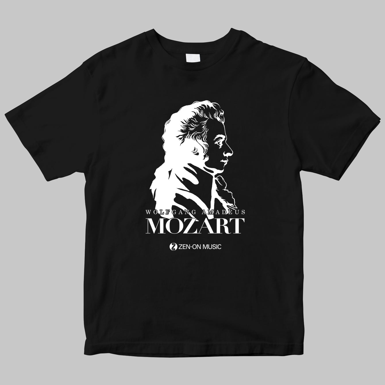 全音楽譜出版社のロゴTシャツ（モーツァルト）