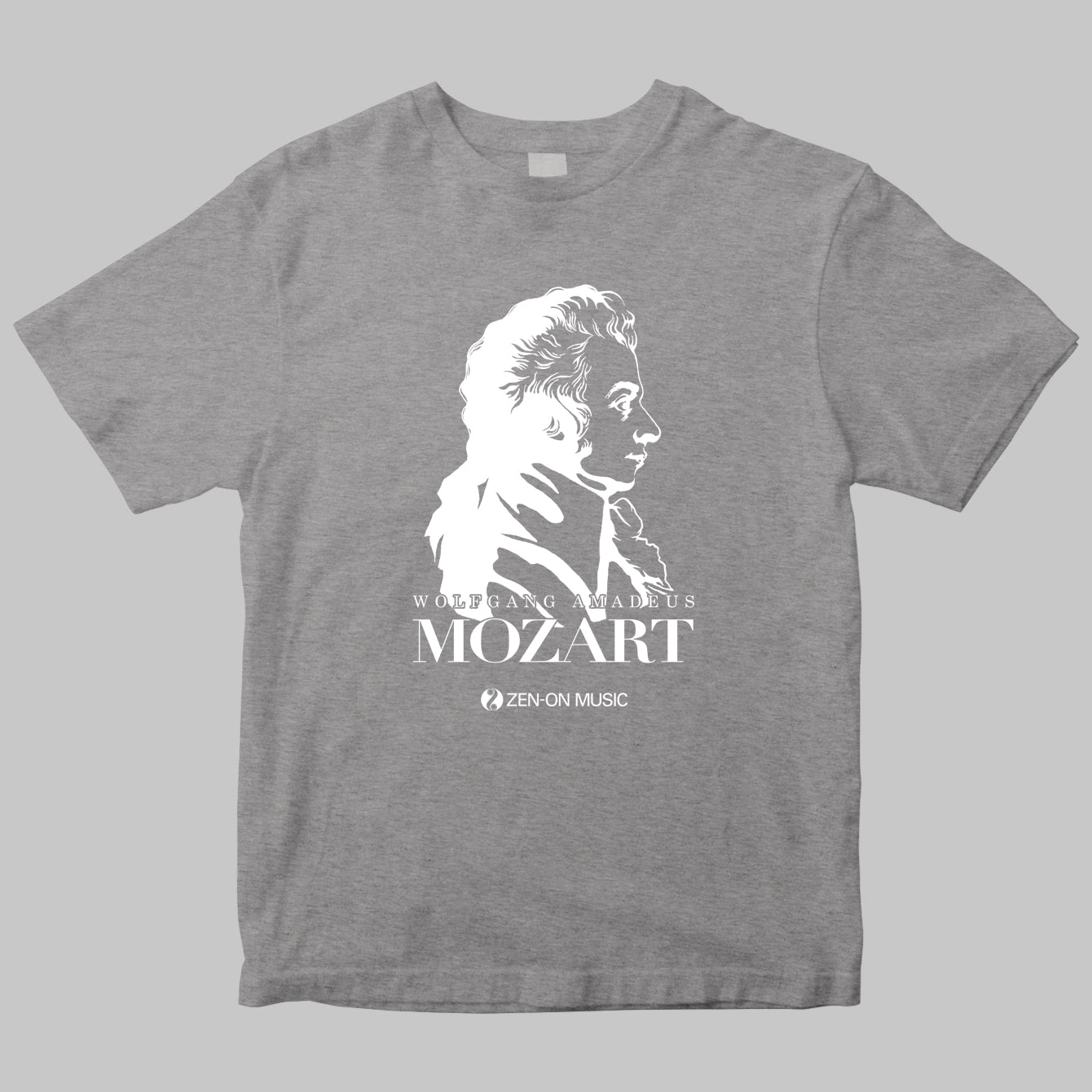 全音楽譜出版社のロゴTシャツ（モーツァルト）