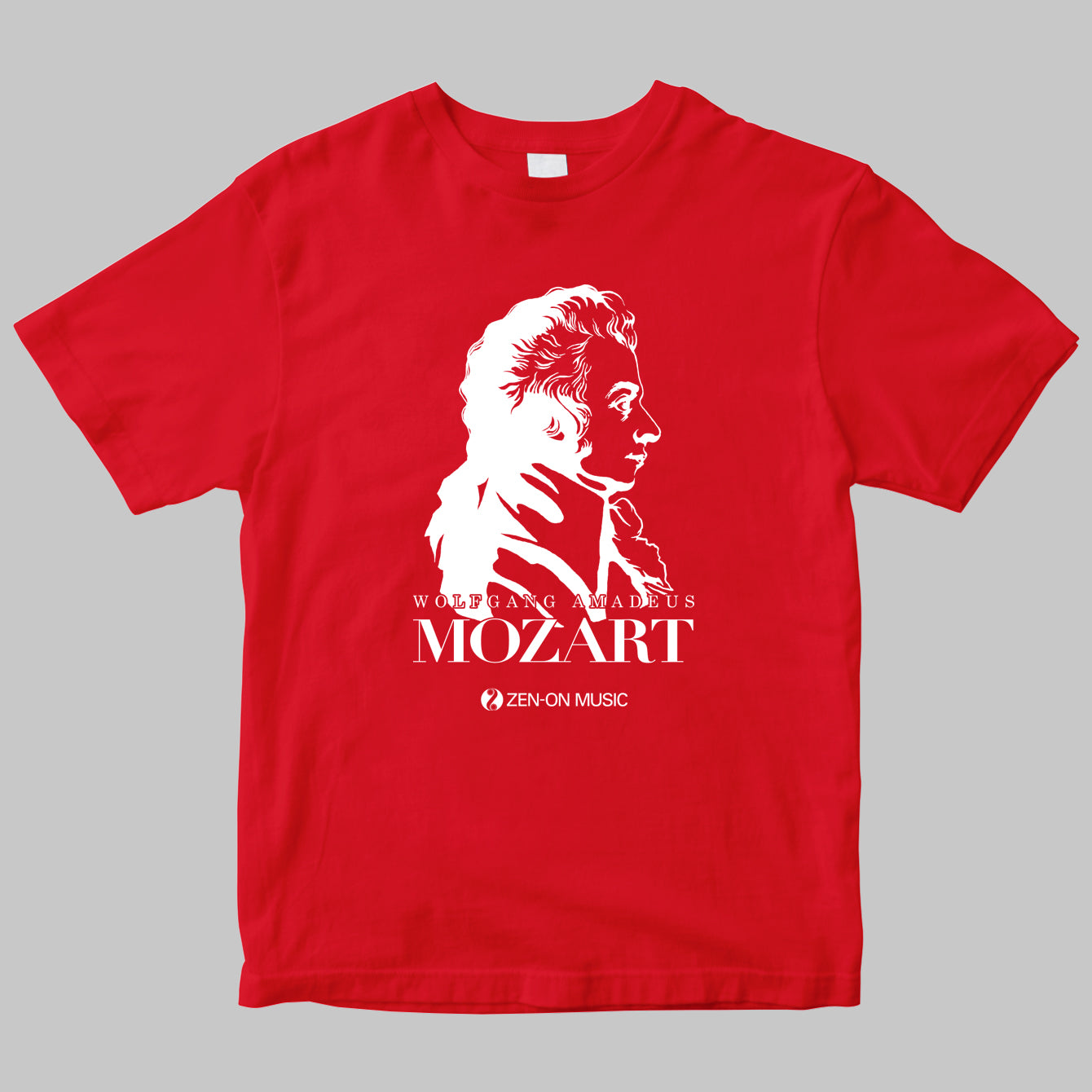 全音楽譜出版社のロゴTシャツ（モーツァルト）