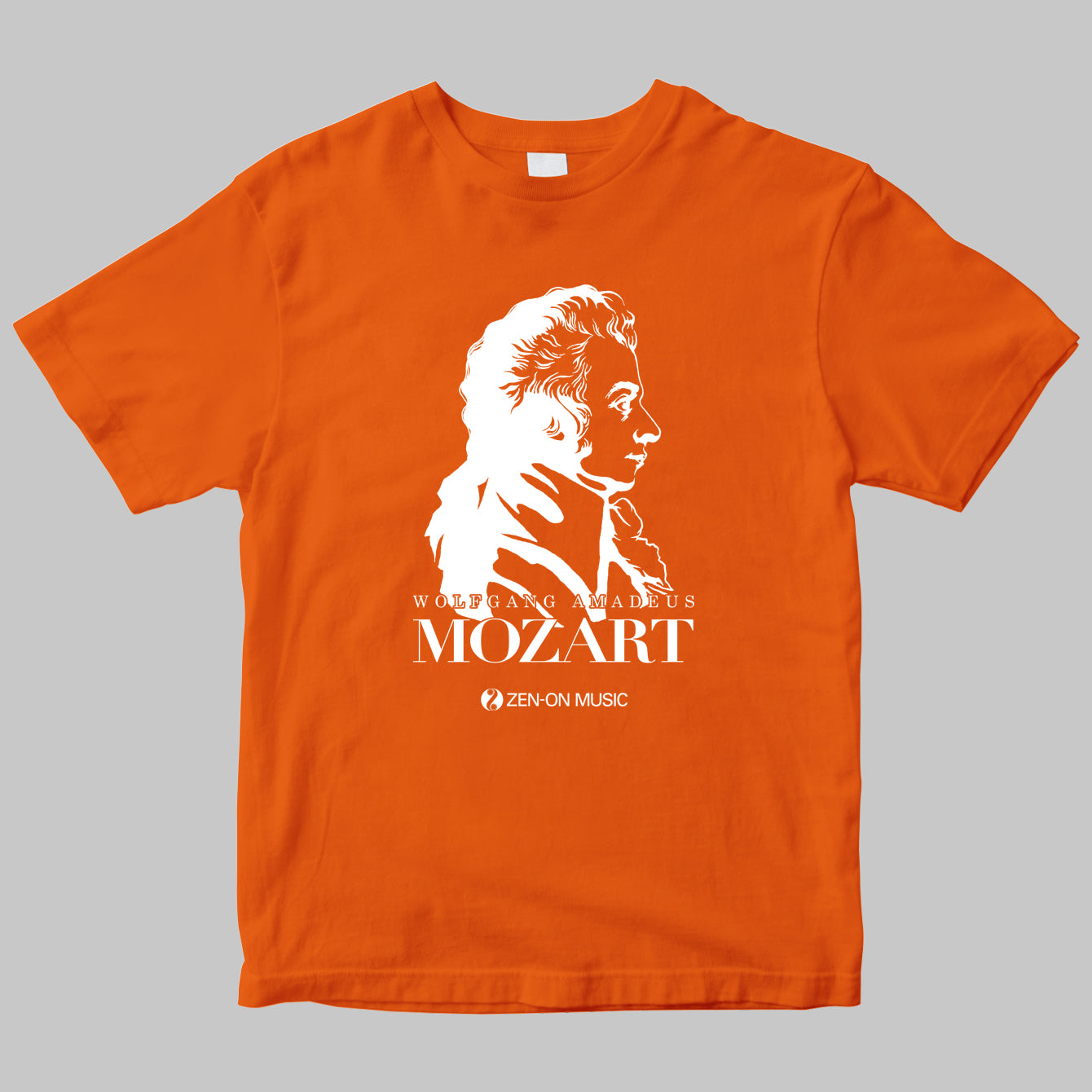 全音楽譜出版社のロゴTシャツ（モーツァルト）