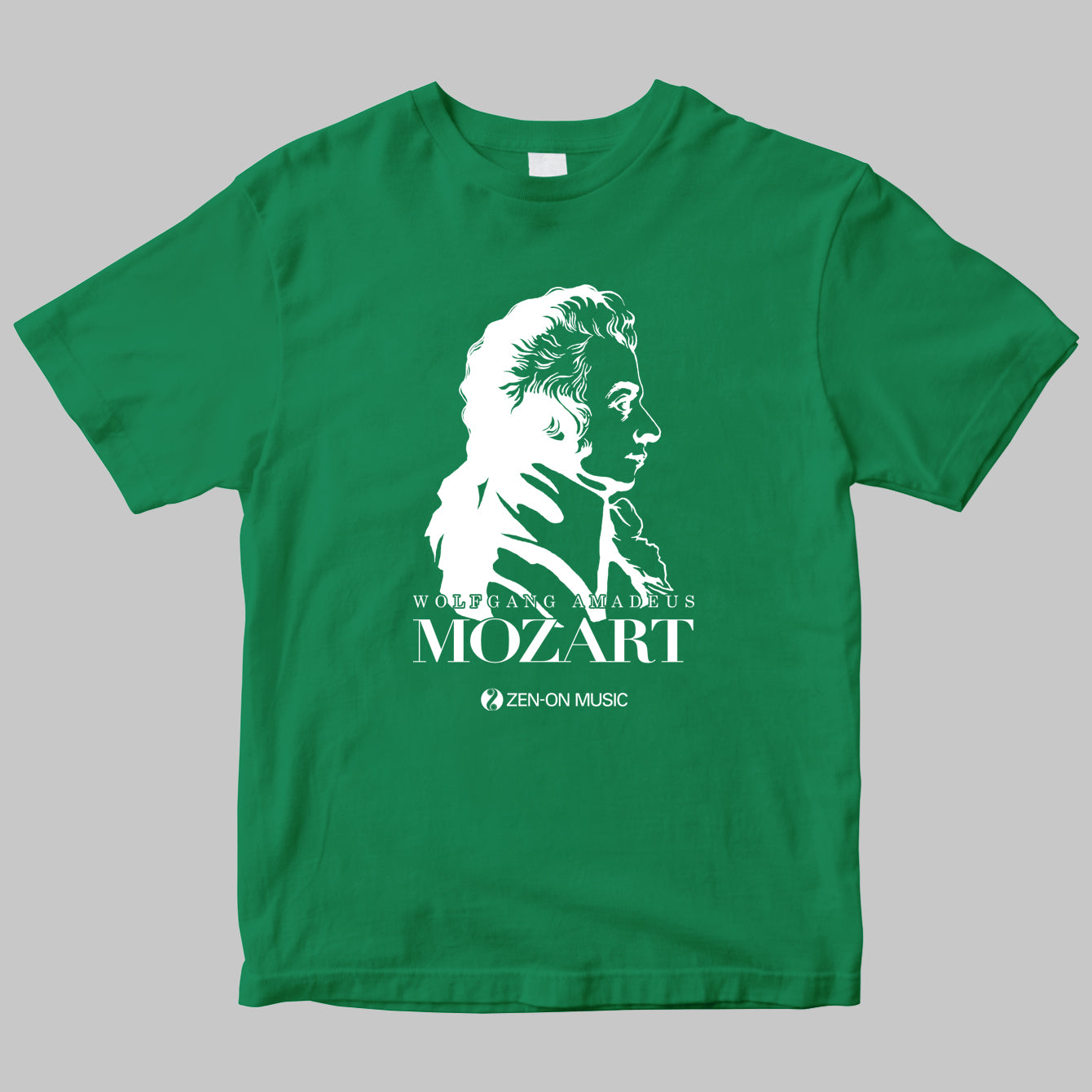 全音楽譜出版社のロゴTシャツ（モーツァルト）