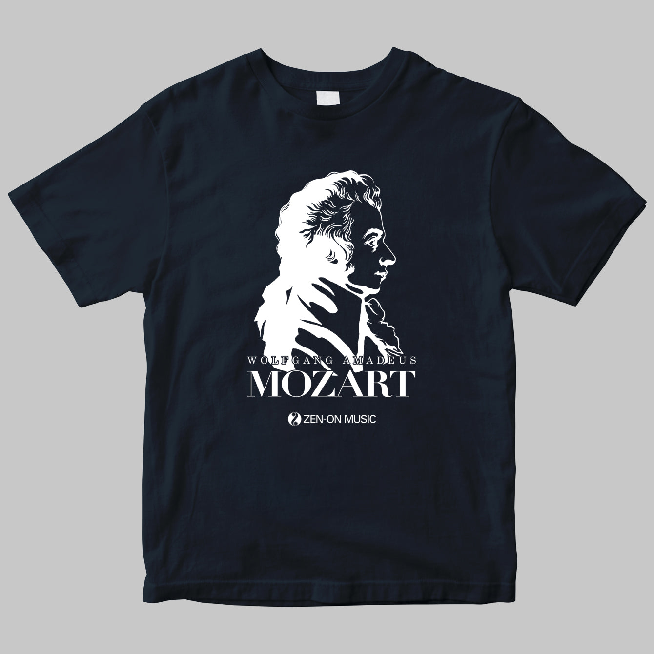 全音楽譜出版社のロゴTシャツ（モーツァルト）